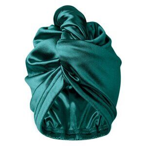 MAUVES Bright Green Emerald Isle All Satin Night + Day Hair Wrap